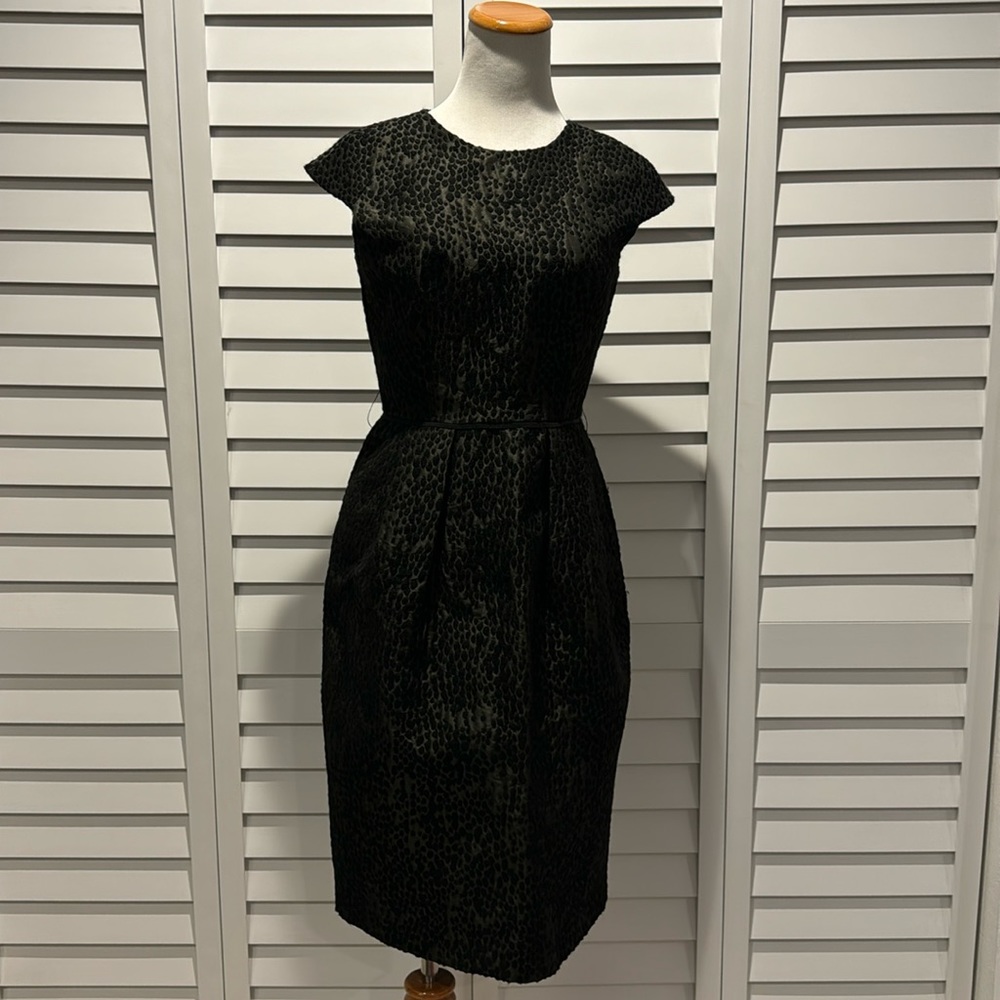 Purificacion Garcia Midi Dress in a texture fabric, lined.